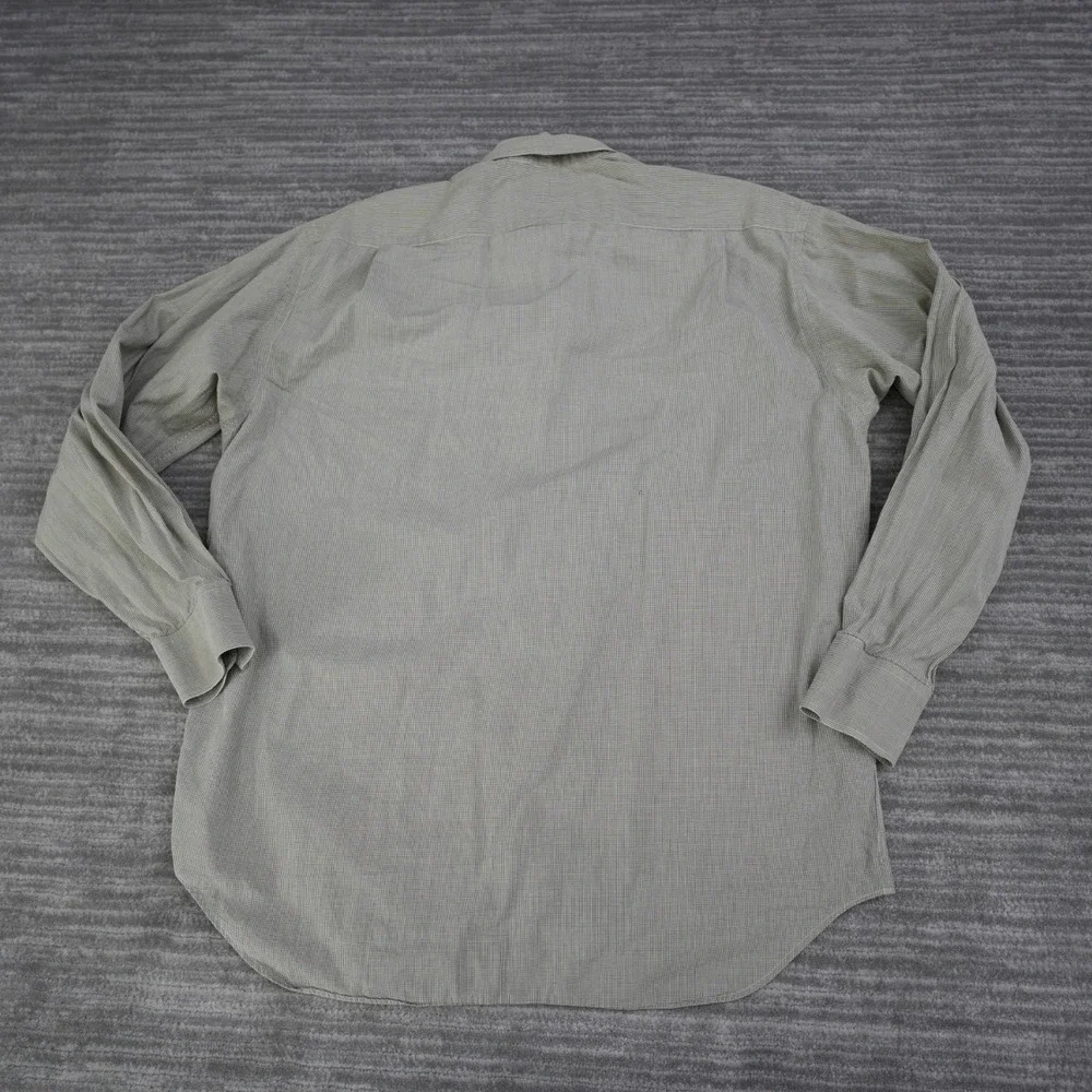 Banana Republic Shirt Men Button Up Long Sleeve Pocket Light Green Cotton Medium